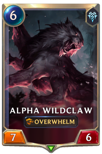 Alpha Wildclaw Card