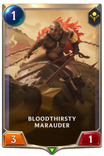 Bloodthirsty Marauder Card