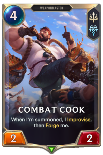 Combat Cook Card