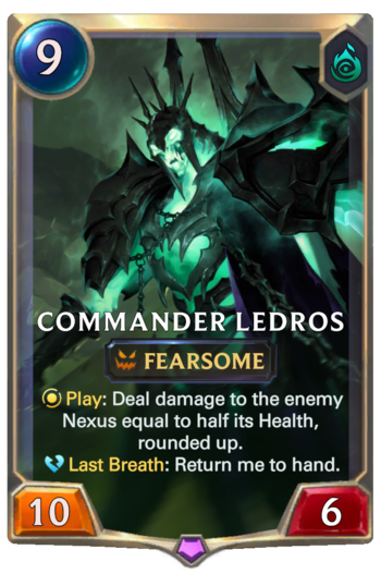 Commander Ledros Card