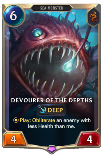 Devourer of the Depths Card