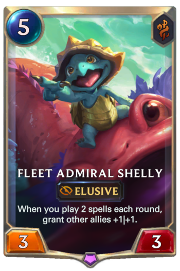 Fleet Admiral Shelly Card