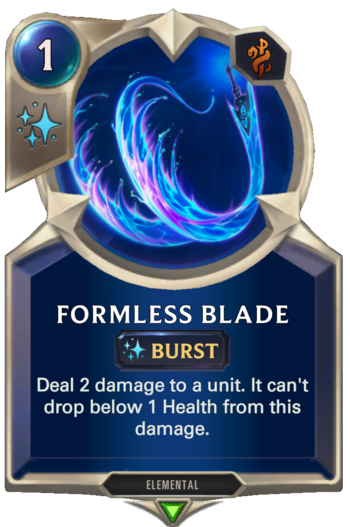 Formless Blade Card