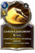 Garen's Judgment Card