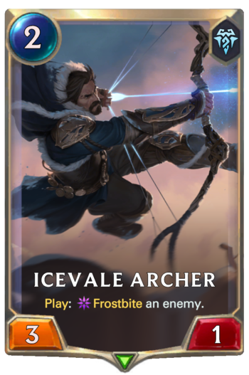 Icevale Archer Card