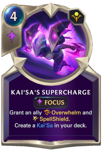 Kai'Sa's Supercharge Card