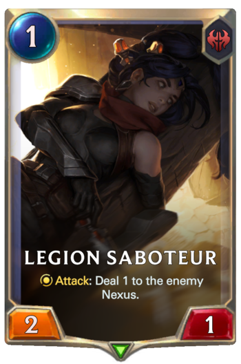 Legion Saboteur Card