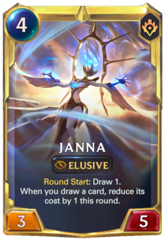 Leveled Janna Card
