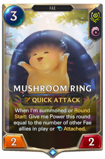 Mushroom Ring Card