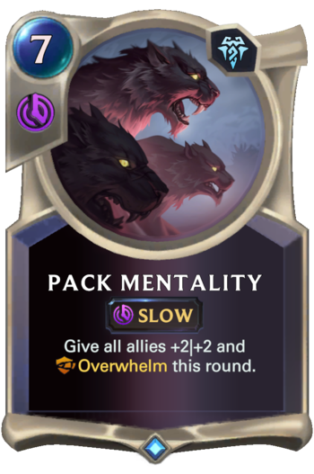 Pack Mentality Card