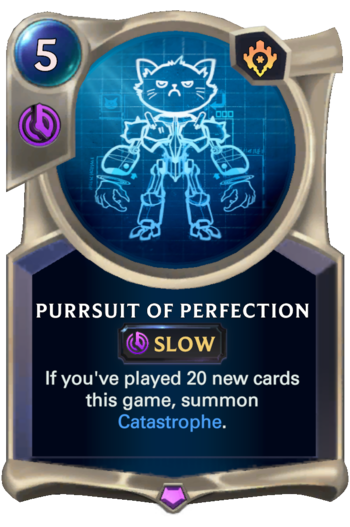 Purrsuit of Perfection Card