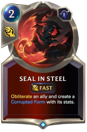 Seal In Steel Card