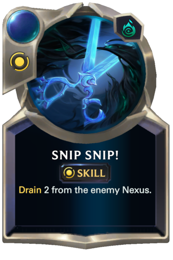 Skill: Snip Snip! Card