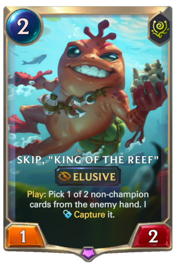 Skip, "King of the Reef" Card
