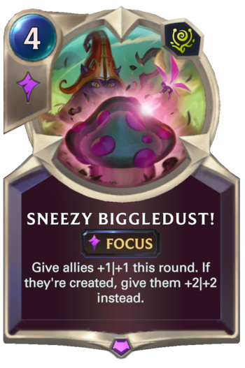 Sneezy Biggledust! Card