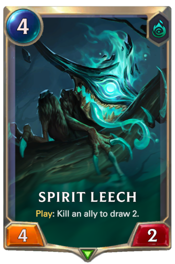 Spirit Leech  Card