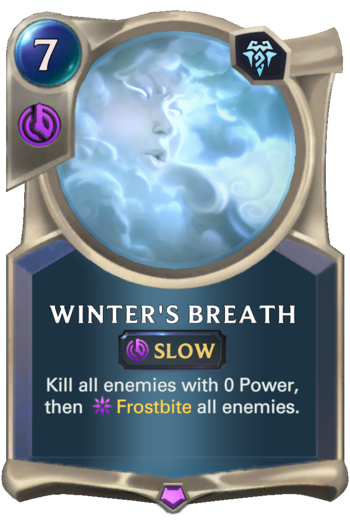 Winter's Breath Card