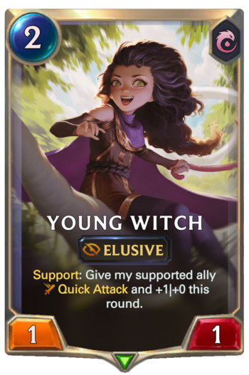 Young Witch Card