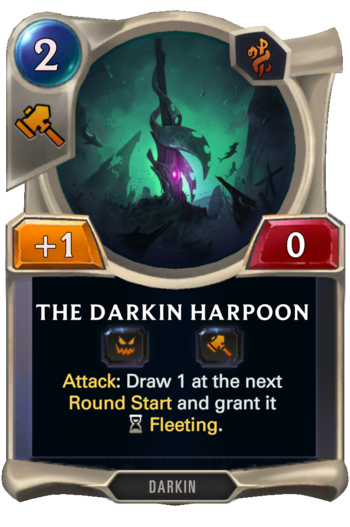 The Darkin Harpoon Card