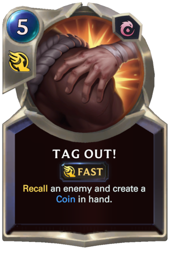 Tag Out! Card