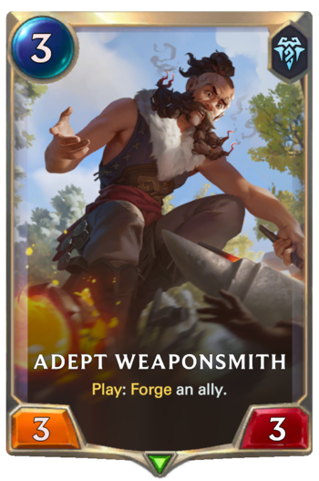 Adept Weaponsmith Card