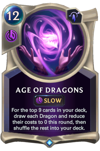 Age of Dragons Card