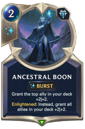 Ancestral Boon Card