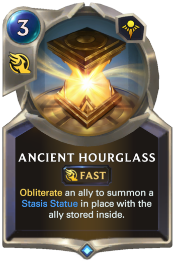 Ancient Hourglass Card