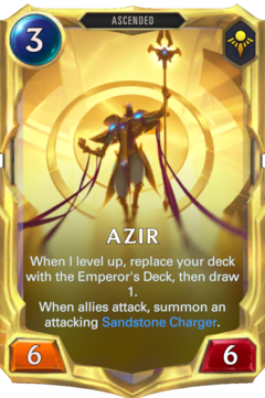 Ascended Azir Card