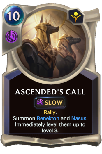 Ascended's Call Card
