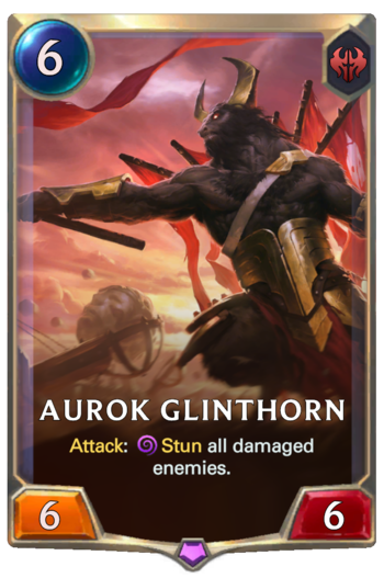 Aurok Glinthorn  Card
