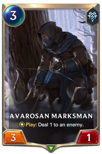 Avarosan Marksman Card