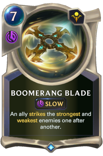 Boomerang Blade Card