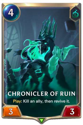 Chronicler of Ruin Card