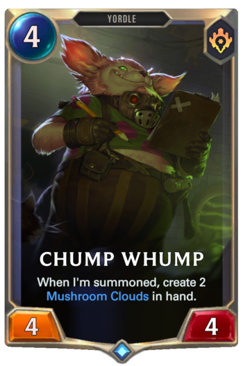 Chump Whump Card