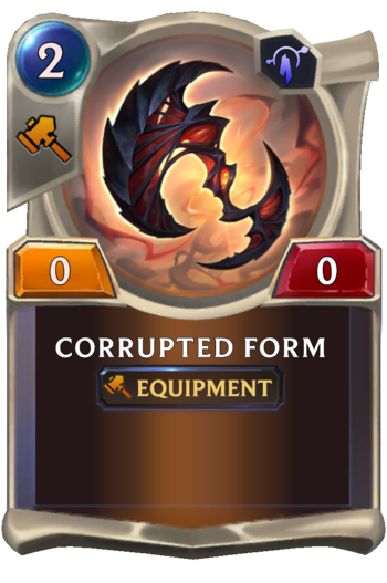Corrupted Form Card