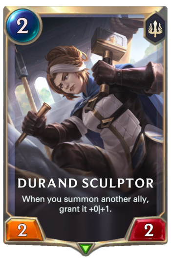 Durand Sculptor Card