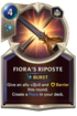 Fiora's Riposte Card