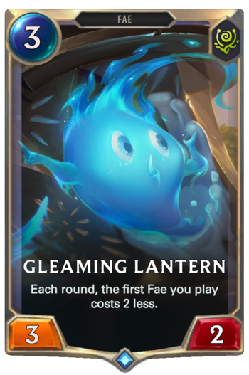 Gleaming Lantern Card