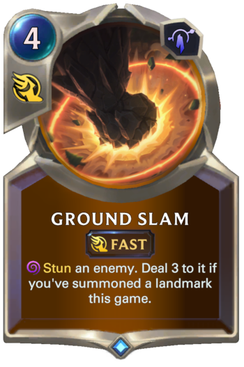 Ground Slam  Card