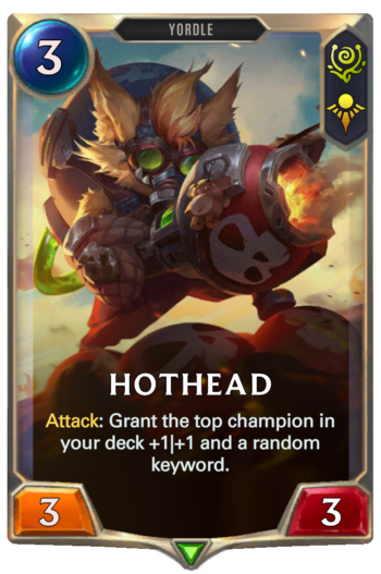 Hothead Card