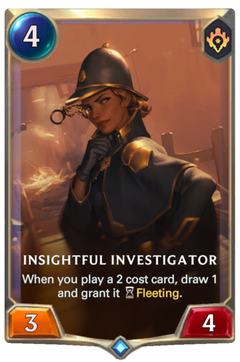 Insightful Investigator Card