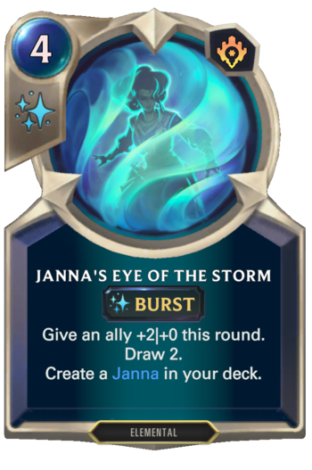 Janna's Eye Of The Storm Card