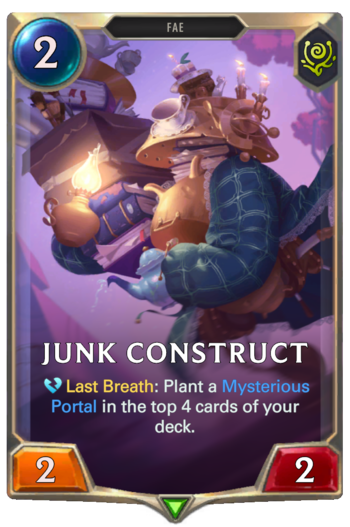 Junk Construct Card