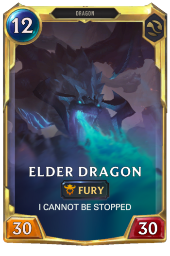 Leveled Elder Dragon Card