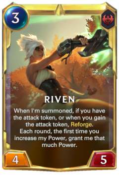 Leveled Riven Card