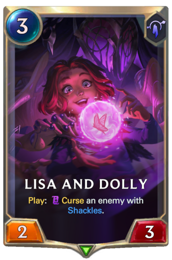 Lisa and Dolly Card