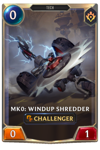Mk0: Windup Shredder Card