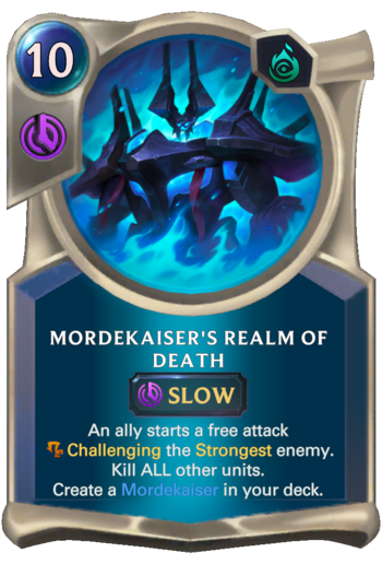 Mordekaiser's Realm of Death Card