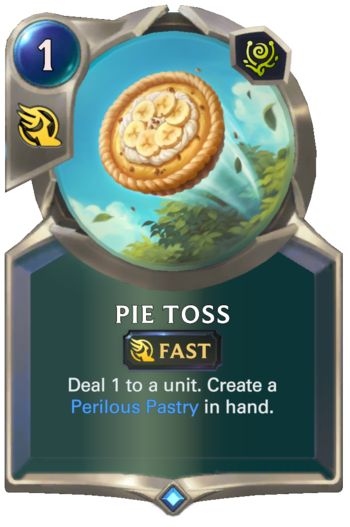 Pie Toss Card